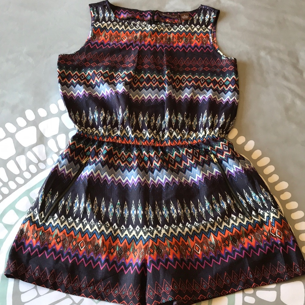 Tribal print Romper by Speed Control NY